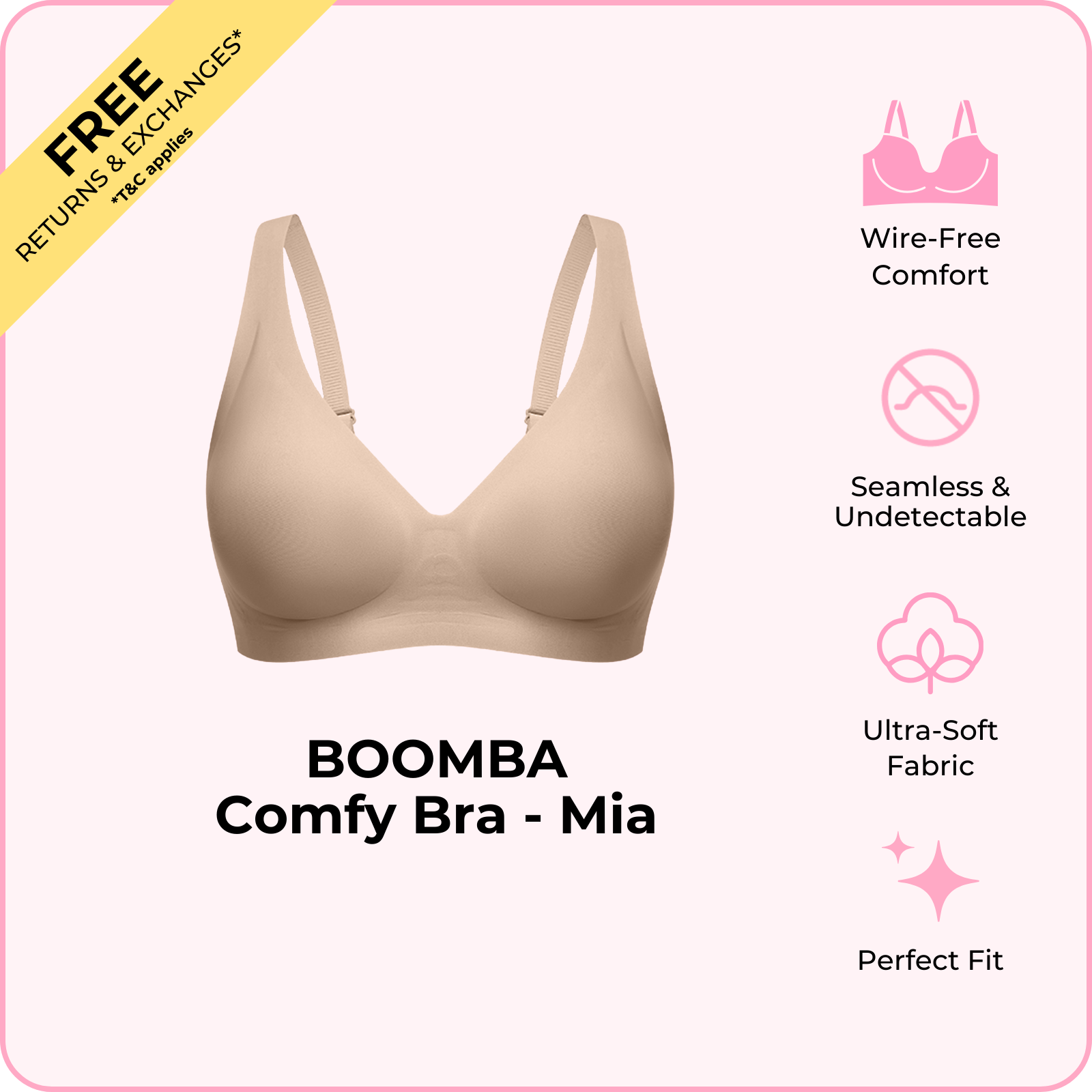 BOOMBA Comfy Bra - Mia