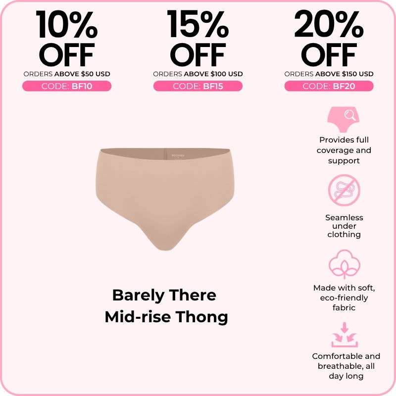 Barely There Mid-rise Thong