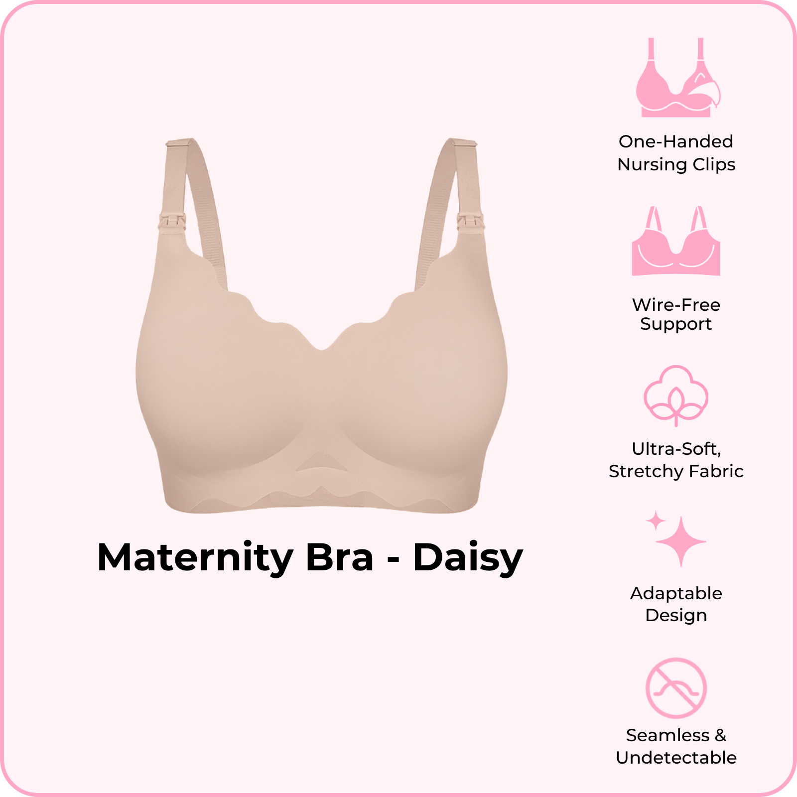 Maternity Bra - Daisy (Pre-order now, ships Feb 24)