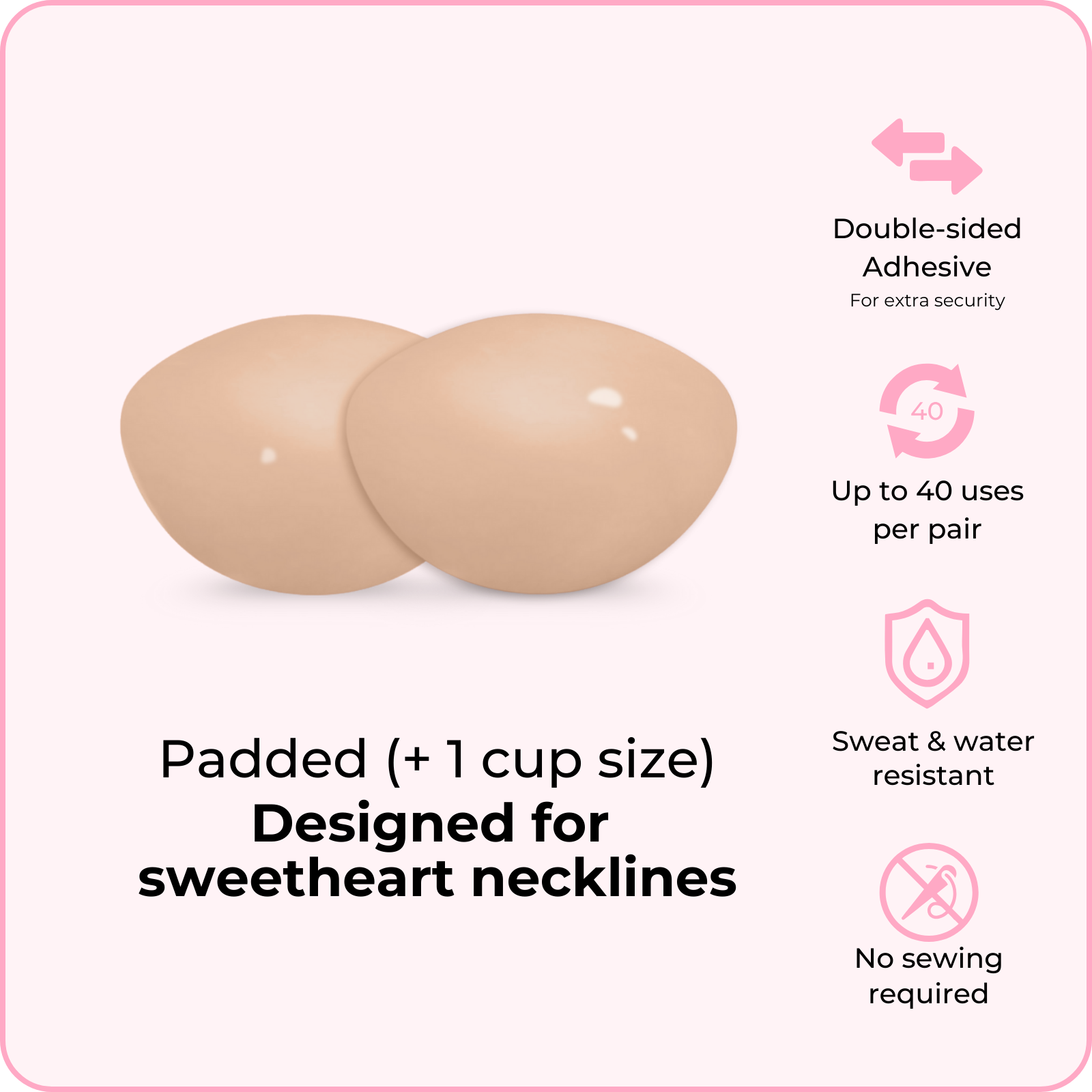 Demi Boost (Lite) Inserts (Perfect Boost Inserts) (Pre-order now, ships Feb 24)