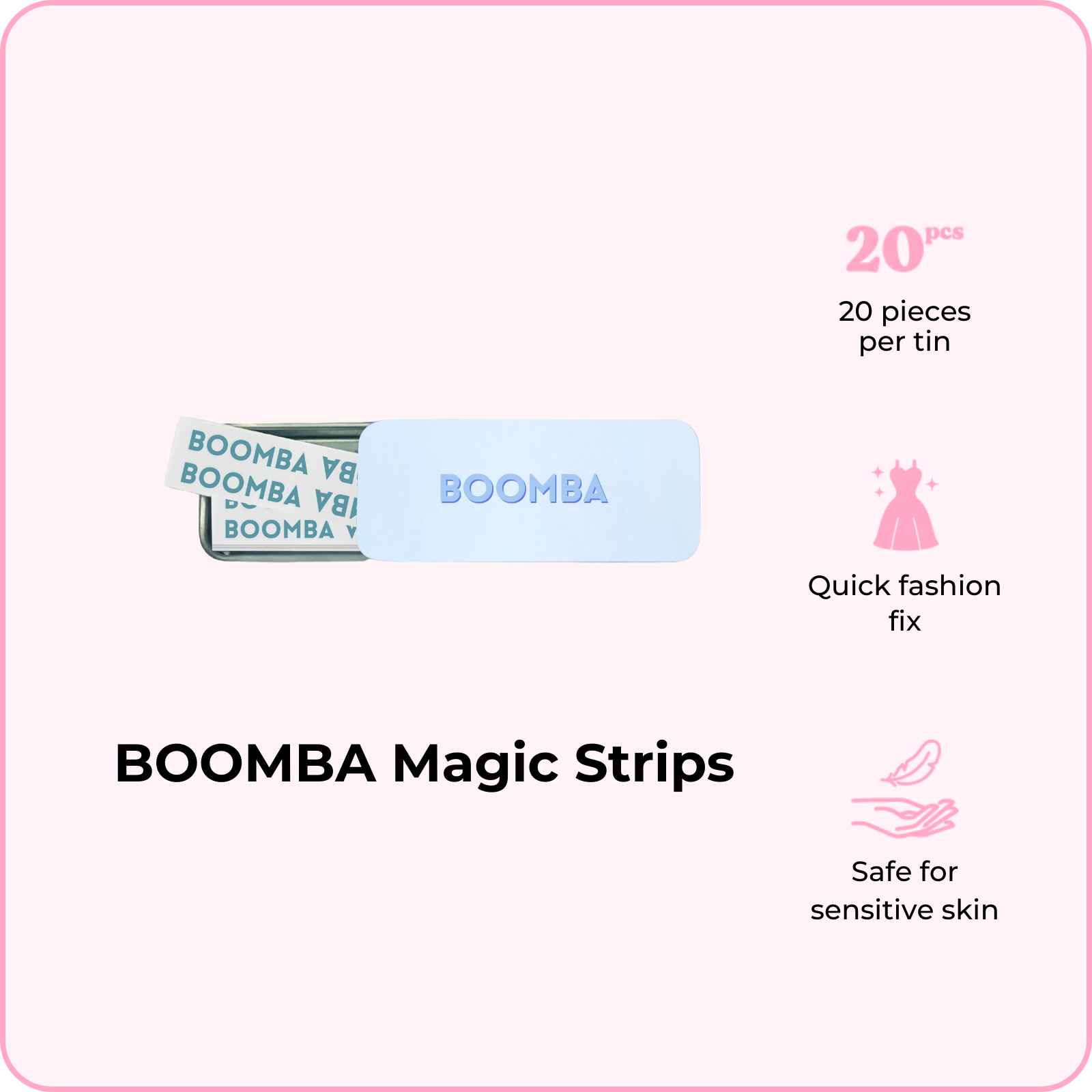 BOOMBA Magic Strips (Pre-order now, ships Feb 24)