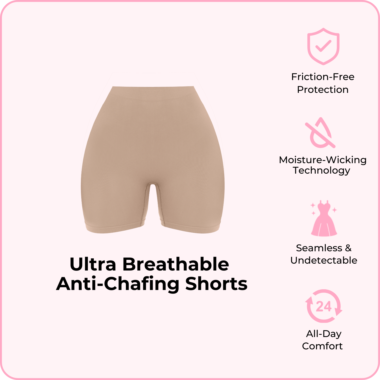 Ultra Breathable Anti-Chafing Shorts (Pre-order now, ships Feb 24)