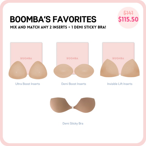 Perky Inserts - Our Demi Boost Inserts are the perfect shape for a