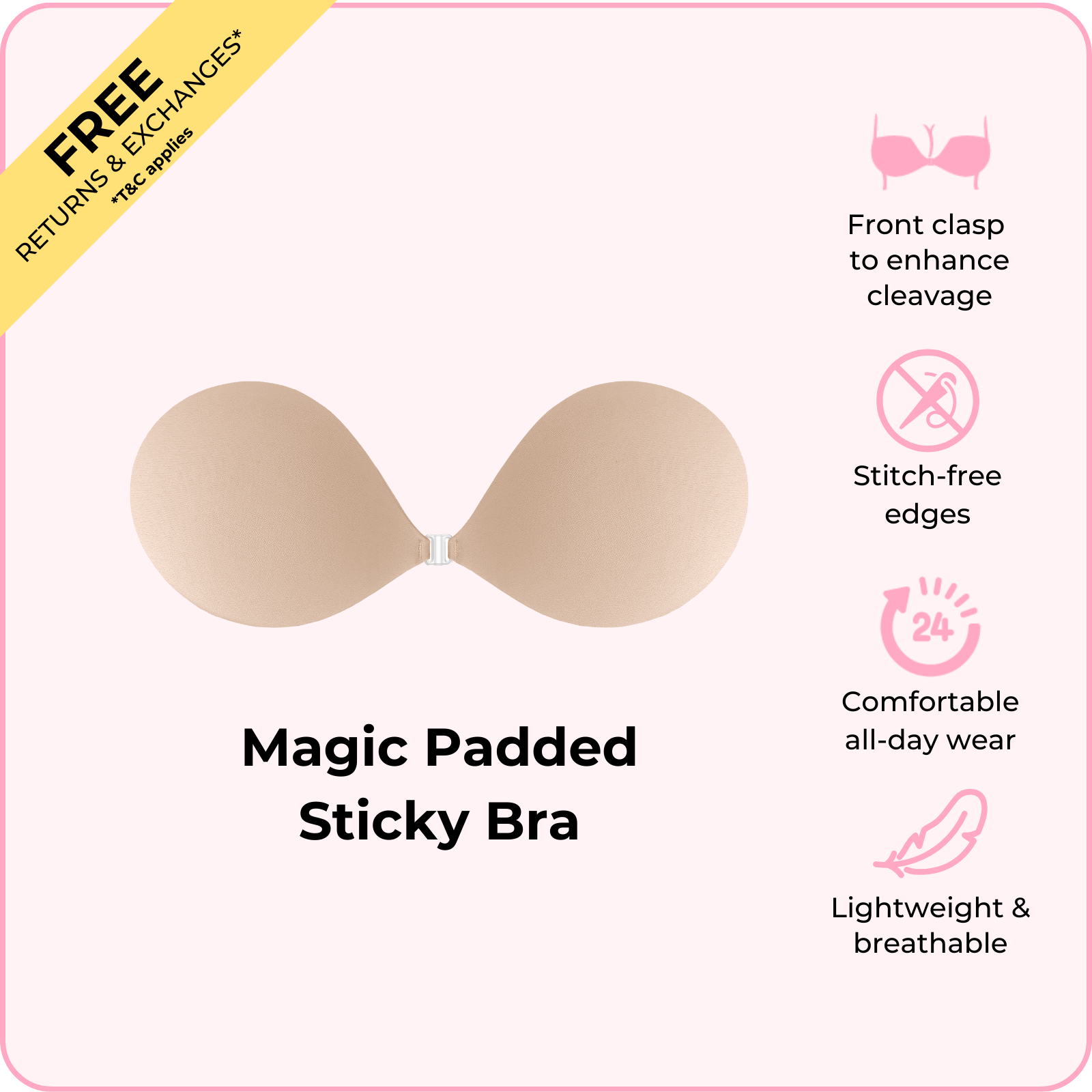 Magic Padded Sticky Bra